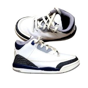 Nike Air Jordan 3 Retro TD ‘White Cement’  DM0968-140 Toddler Size 9c